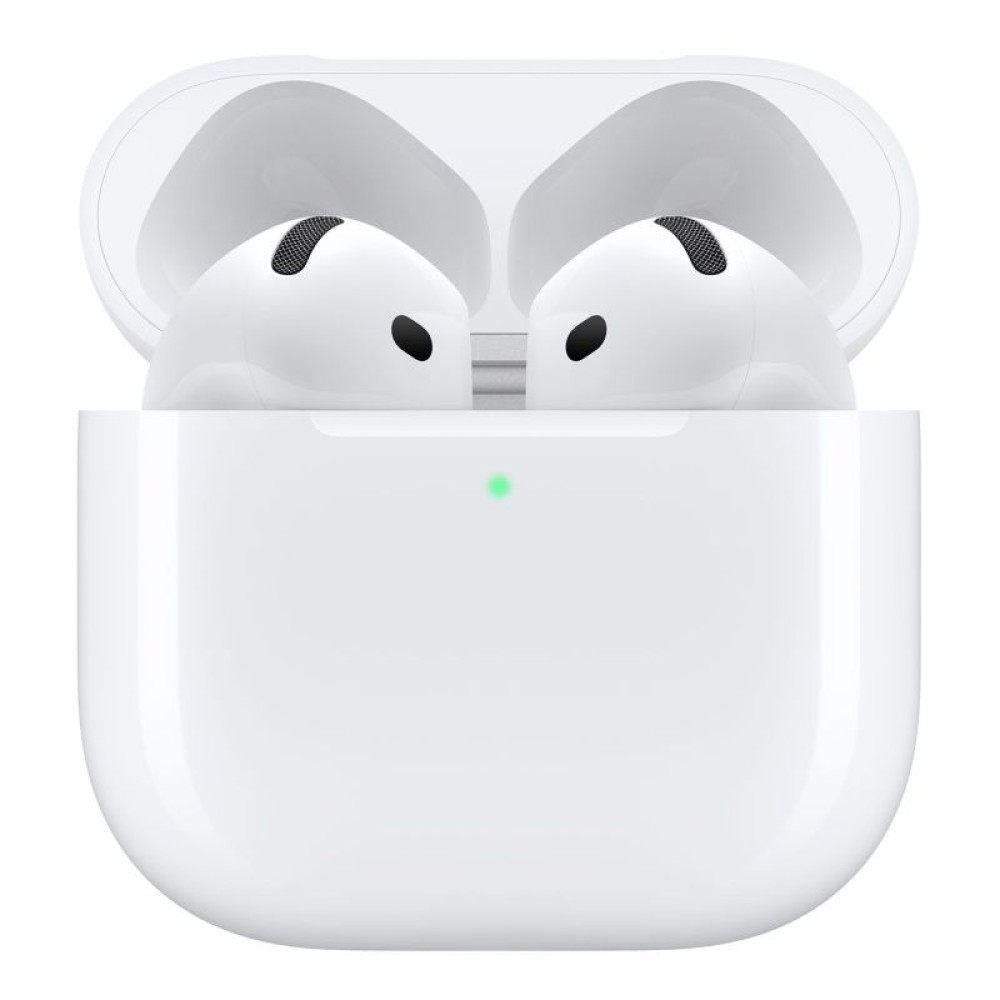 Apple AirPods 4 with Active Noise Cancellation Earbud Bluetooth Handsfree Ακουστικά με Αντοχή στον Ιδρώτα και Θήκη Φόρτισης Λευκά