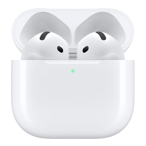 Apple AirPods 4 with Active Noise Cancellation Earbud Bluetooth Handsfree Ακουστικά με Αντοχή στον Ιδρώτα και Θήκη Φόρτισης Λευκά