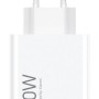 Xiaomi Φορτιστής με Καλώδιο με Θύρα USB-A 90W Quick Charge 3.0 Λευκός